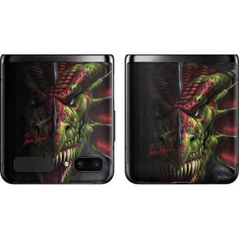 Tom Wood Lair of Shadows Dragon Galaxy Z Flip Skin