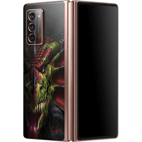 Tom Wood Lair of Shadows Dragon Galaxy Z Fold2 5G Skin