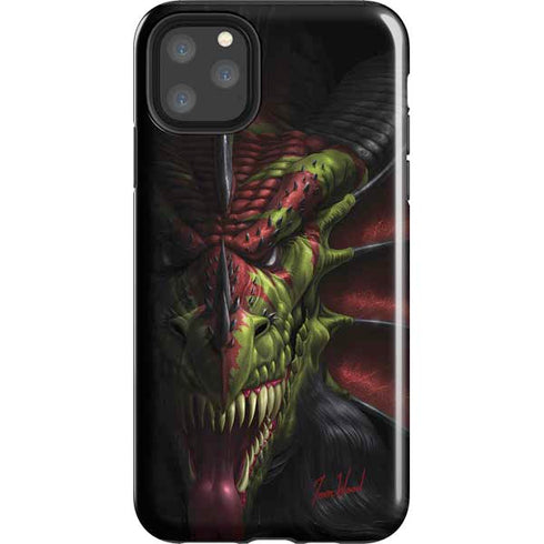 Tom Wood Lair of Shadows Dragon iPhone 11 Pro Max Impact Case