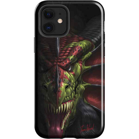Tom Wood Lair of Shadows Dragon iPhone 12 Impact Case