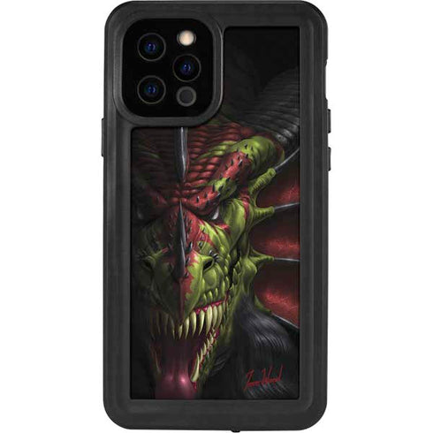 Tom Wood Lair of Shadows Dragon iPhone 12 Pro Waterproof Case