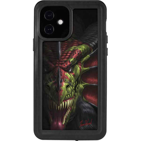 Tom Wood Lair of Shadows Dragon iPhone 12 Waterproof Case