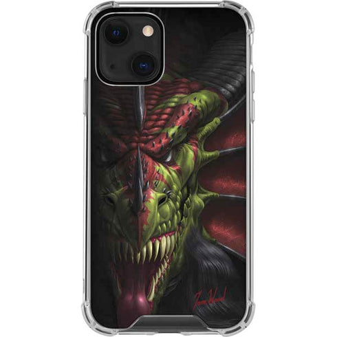 Tom Wood Lair of Shadows Dragon iPhone 13 Clear Case