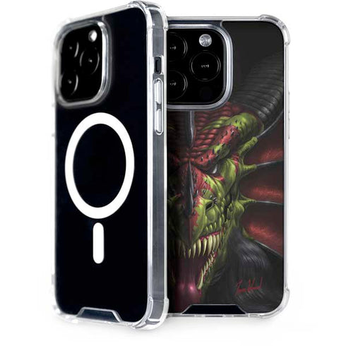 Tom Wood Lair of Shadows Dragon iPhone 13 Pro MagSafe Case