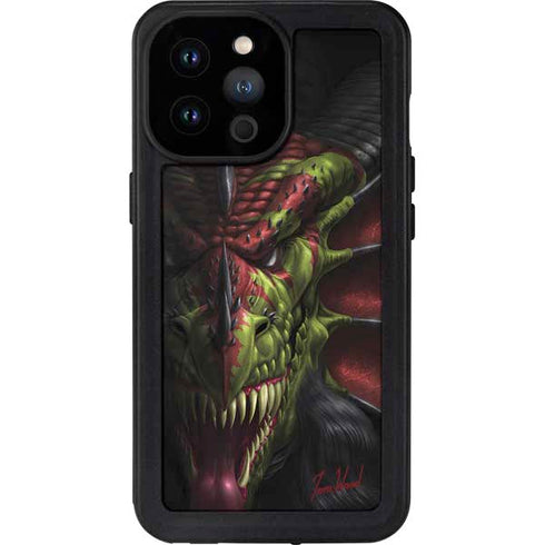 Tom Wood Lair of Shadows Dragon iPhone 14 Pro Max Waterproof Case