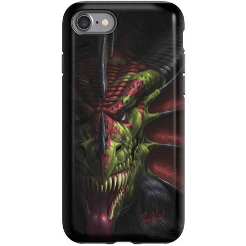 Tom Wood Lair of Shadows Dragon iPhone SE (2nd & 3rd Gen) Pro Case