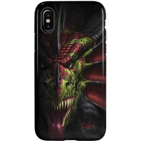 Tom Wood Lair of Shadows Dragon iPhone X Pro Case