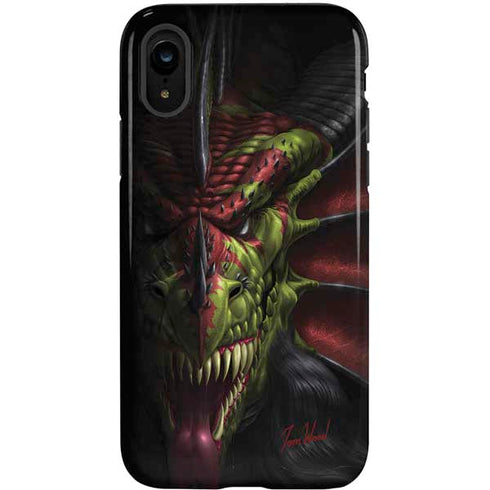 Tom Wood Lair of Shadows Dragon iPhone XR Pro Case