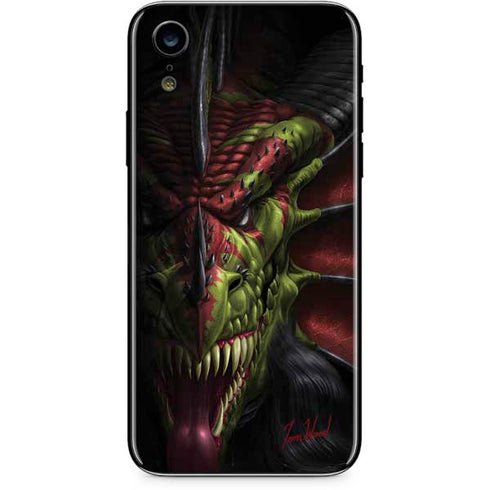 Tom Wood Lair of Shadows Dragon iPhone XR Skin