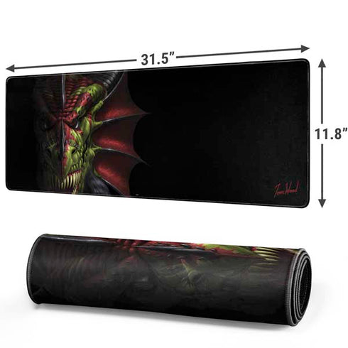 Lair of Shadows Dragon by Tom Wood Gaming Mouse Pad