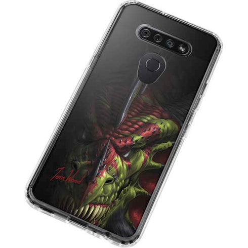 Lair of Shadows Dragon by Tom Wood LG K51/Q51 Clear Case
