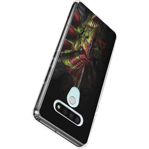 Lair of Shadows Dragon by Tom Wood LG Stylo 6 Clear Case