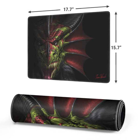 Lair of Shadows Dragon by Tom Wood Gaming Mouse Pad