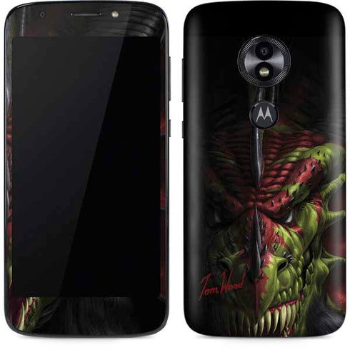 Tom Wood Lair of Shadows Dragon Moto E5 Play Skin