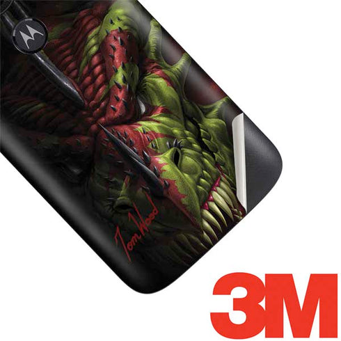 Tom Wood Lair of Shadows Dragon Moto E5 Play Skin