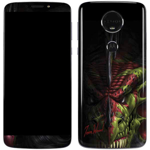 Tom Wood Lair of Shadows Dragon Moto E5 Plus Skin