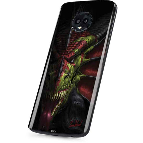 Tom Wood Lair of Shadows Dragon Moto G6 Skin