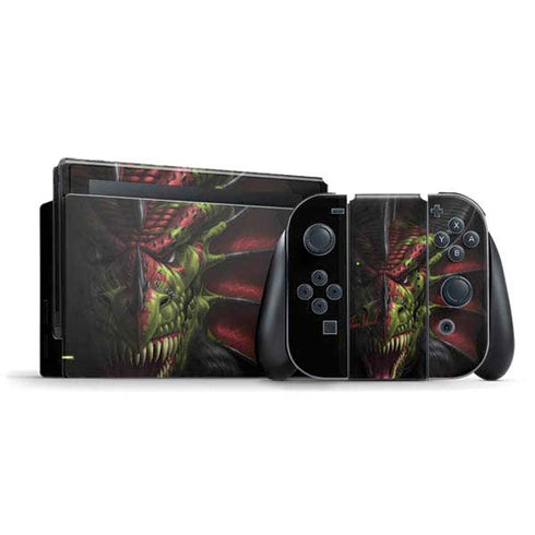 Tom Wood Lair of Shadows Dragon Nintendo Switch Bundle Skin
