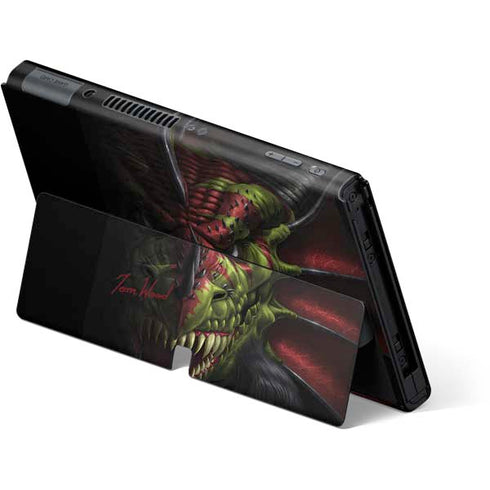 Tom Wood Lair of Shadows Dragon Nintendo Switch OLED (2021) Skin