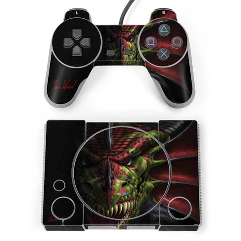 Tom Wood Lair of Shadows Dragon PlayStation Classic Bundle Skin