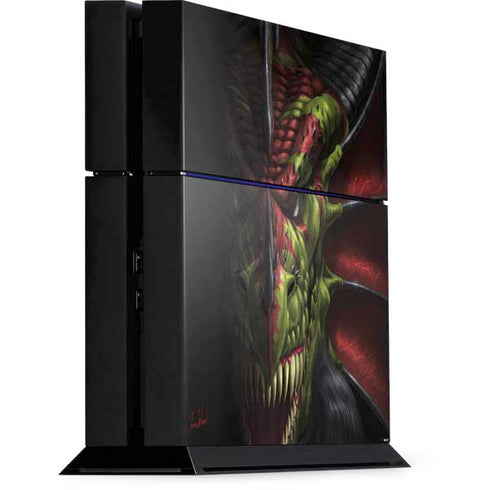 Tom Wood Lair of Shadows Dragon PS4 Console Skin