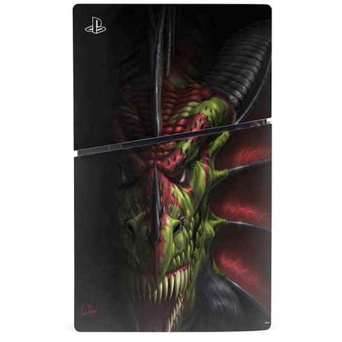 Lair of Shadows Dragon by Tom Wood PS5 Slim Disk Bundle Skin