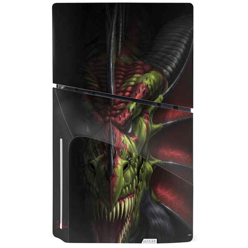 Lair of Shadows Dragon by Tom Wood PS5 Slim Disk Bundle Skin
