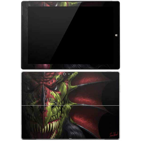 Tom Wood Lair of Shadows Dragon Surface Pro 3 Skin