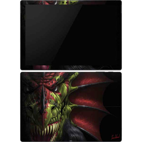 Tom Wood Lair of Shadows Dragon Surface Pro 6 Skin