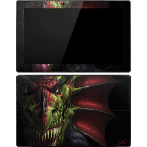 Tom Wood Lair of Shadows Dragon Surface Pro Tablet Skin
