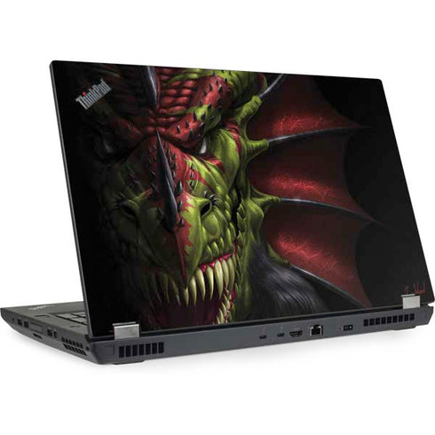 Tom Wood Lair of Shadows Dragon Lenovo ThinkPad Skin