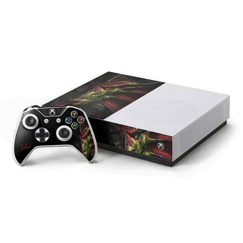 Tom Wood Lair of Shadows Dragon Xbox One S All-Digital Edition Bundle Skin