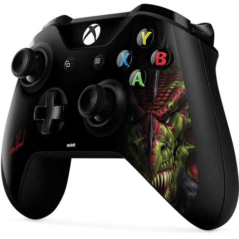 Tom Wood Lair of Shadows Dragon Xbox One X Controller Skin