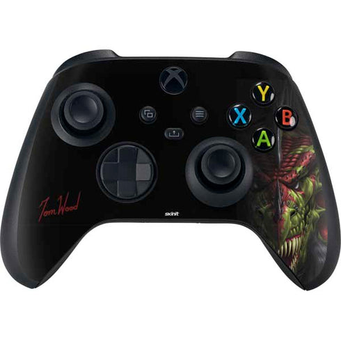Tom Wood Lair of Shadows Dragon Xbox Series X Controller Skin