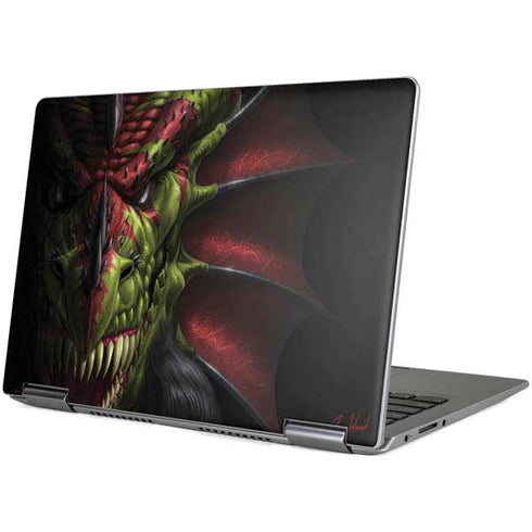 Tom Wood Lair of Shadows Dragon Yoga 710 14in Skin