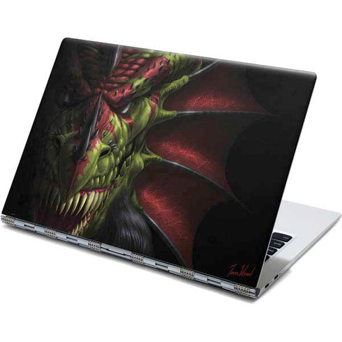 Tom Wood Lair of Shadows Dragon Yoga 910 2-in-1 14in Touch-Screen Skin