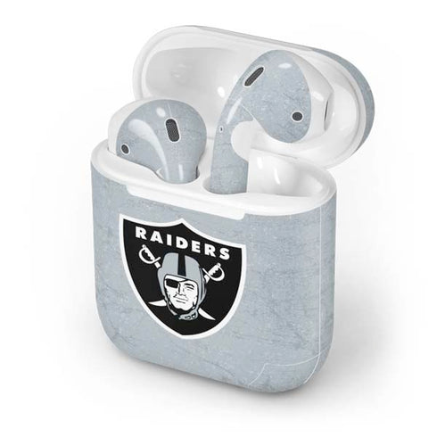 NFL Las Vegas Raiders - Alternate Distressed Apple AirPods Skin