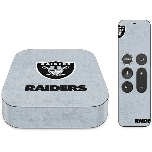 NFL Las Vegas Raiders - Alternate Distressed Apple TV Skin
