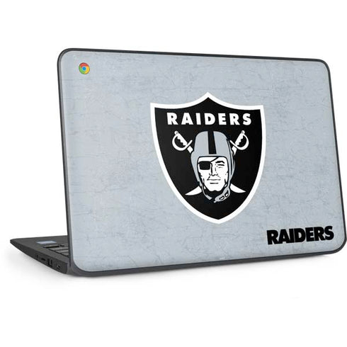NFL Las Vegas Raiders - Alternate Distressed HP Chromebook Skin