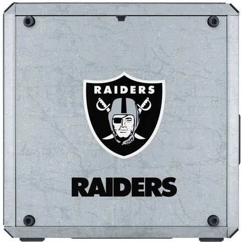 NFL Las Vegas Raiders - Alternate Distressed Cooler Master MasterBox Q300L Mini Tower Skin
