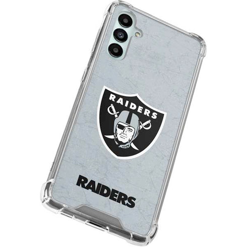 NFL Las Vegas Raiders - Alternate Distressed Galaxy A15 5G Clear Case