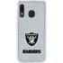 NFL Las Vegas Raiders - Alternate Distressed Galaxy A20 Clear Case