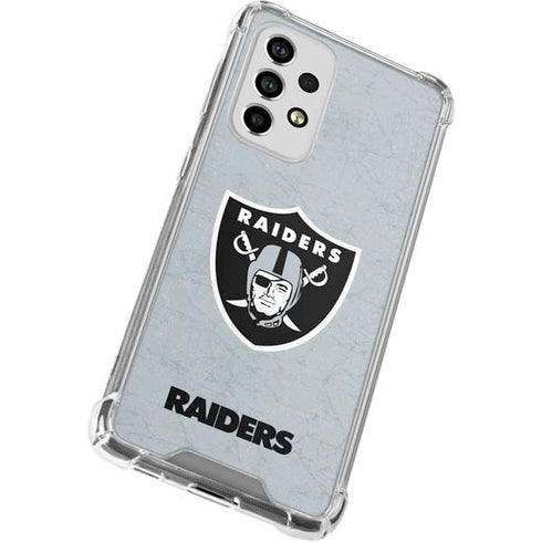 NFL Las Vegas Raiders - Alternate Distressed Galaxy A33 5G Clear Case