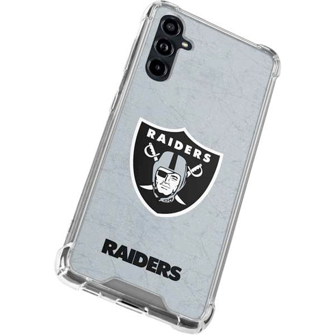 NFL Las Vegas Raiders - Alternate Distressed Galaxy A54 5G Clear Case