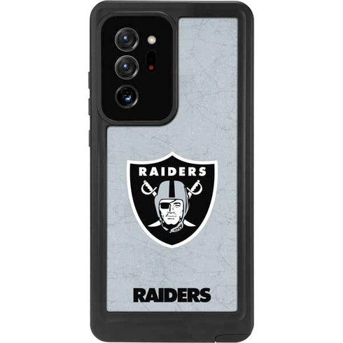 NFL Las Vegas Raiders - Alternate Distressed Galaxy Note20 Ultra 5G Waterproof Case