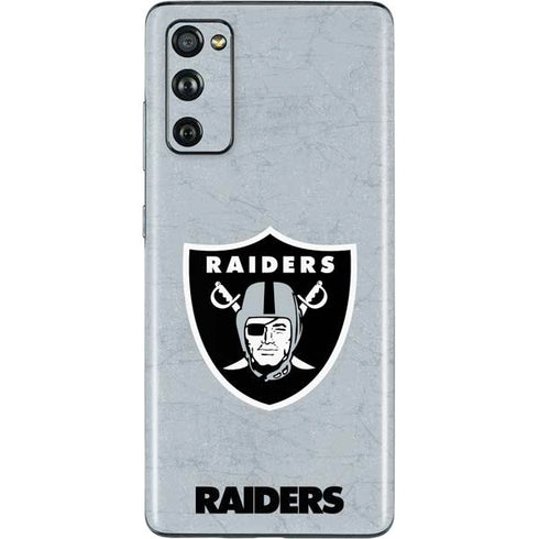 NFL Las Vegas Raiders - Alternate Distressed Galaxy S20 Fan Edition Skin