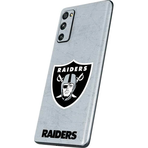 NFL Las Vegas Raiders - Alternate Distressed Galaxy S20 Fan Edition Skin