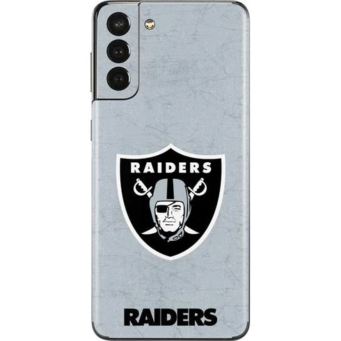 NFL Las Vegas Raiders - Alternate Distressed Galaxy S21 Plus 5G Skin