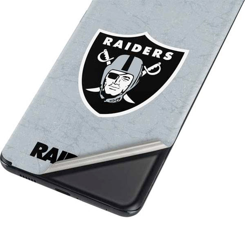 NFL Las Vegas Raiders - Alternate Distressed Galaxy S21 Plus 5G Skin
