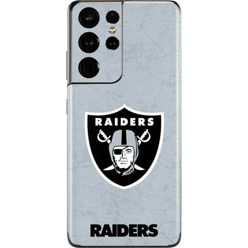 NFL Las Vegas Raiders - Alternate Distressed Galaxy S21 Ultra 5G Skin